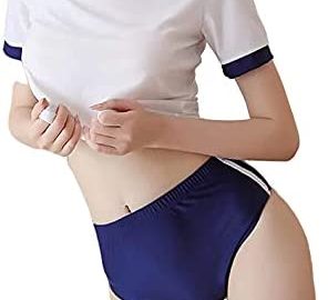 Japanese school girl anime cosplay gym clothes sports uniform set