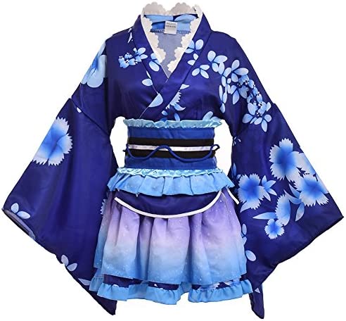 GRACEART Japanese Yukata Kimono Costume Anime Cosplay Robe