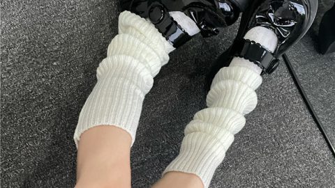 Japanese kawaii student Lolita long socks leg warmers