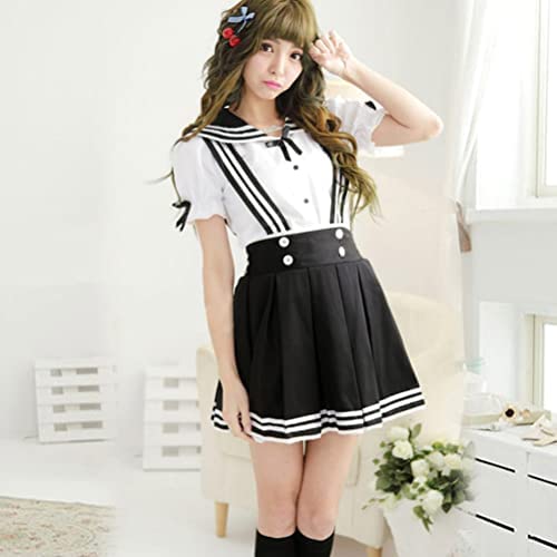 Japanese Student Cosplay Lolita Sailor Uniform